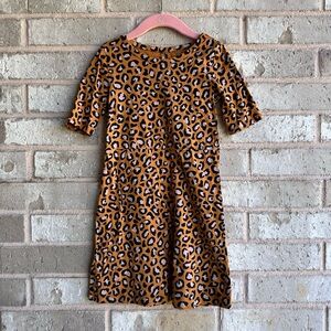 Old Navy Kids Dress in Brown Leopard Print